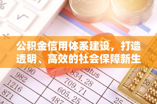 北投公积金信用体系建设，打造透明、高效的社会保障新生态