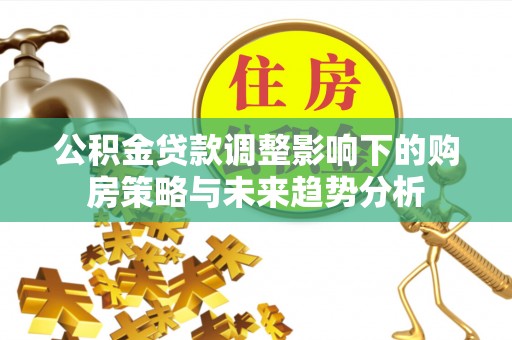 北投公积金贷款调整影响下的购房策略与未来趋势分析