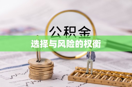 北投选择与风险的权衡