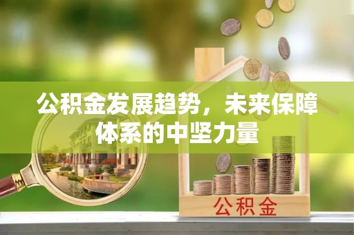 北投公积金发展趋势，未来保障体系的中坚力量
