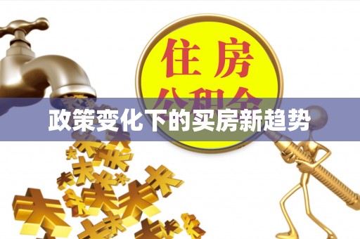 北投政策变化下的买房新趋势