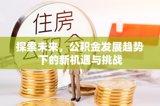 北投探索未来，公积金发展趋势下的新机遇与挑战